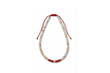 Jasper, 14k Gold and Diamond Beaded Necklace