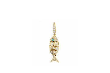 Diamond Fish Charm
