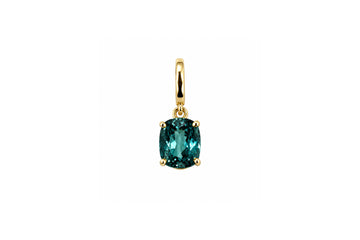 Oval Tourmaline Charm