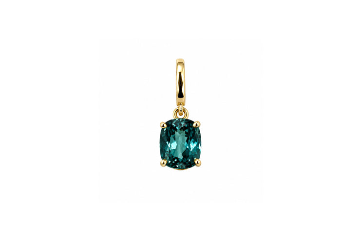 Oval Tourmaline Charm