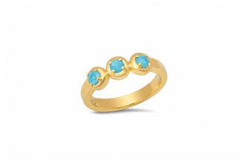 Round 3 Turquoise Cloud Ring