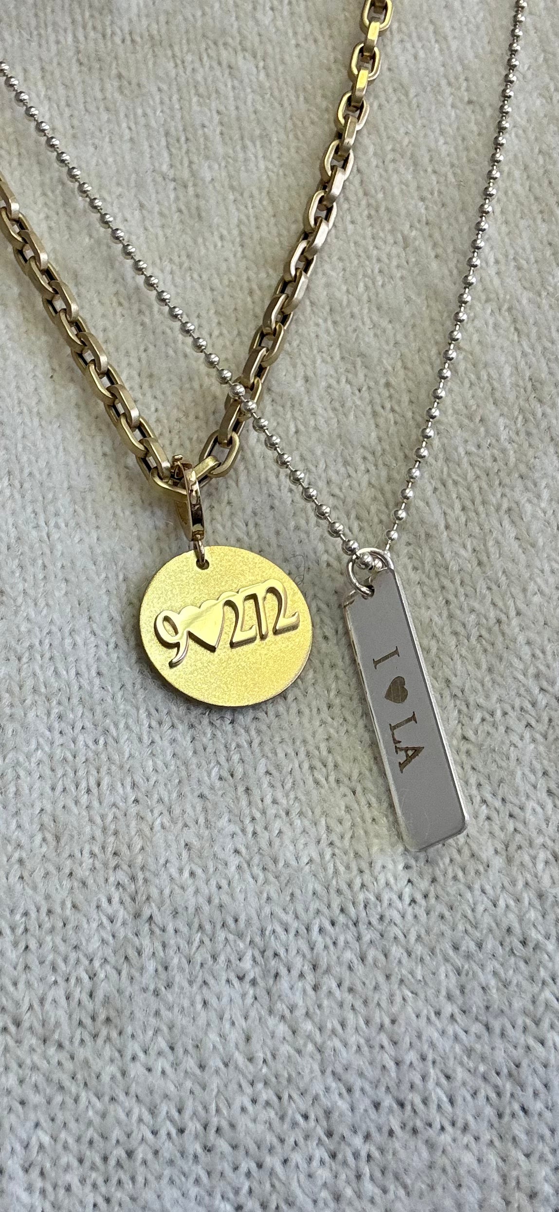 SRJ X Baby2Baby Zip Code Disc Charm